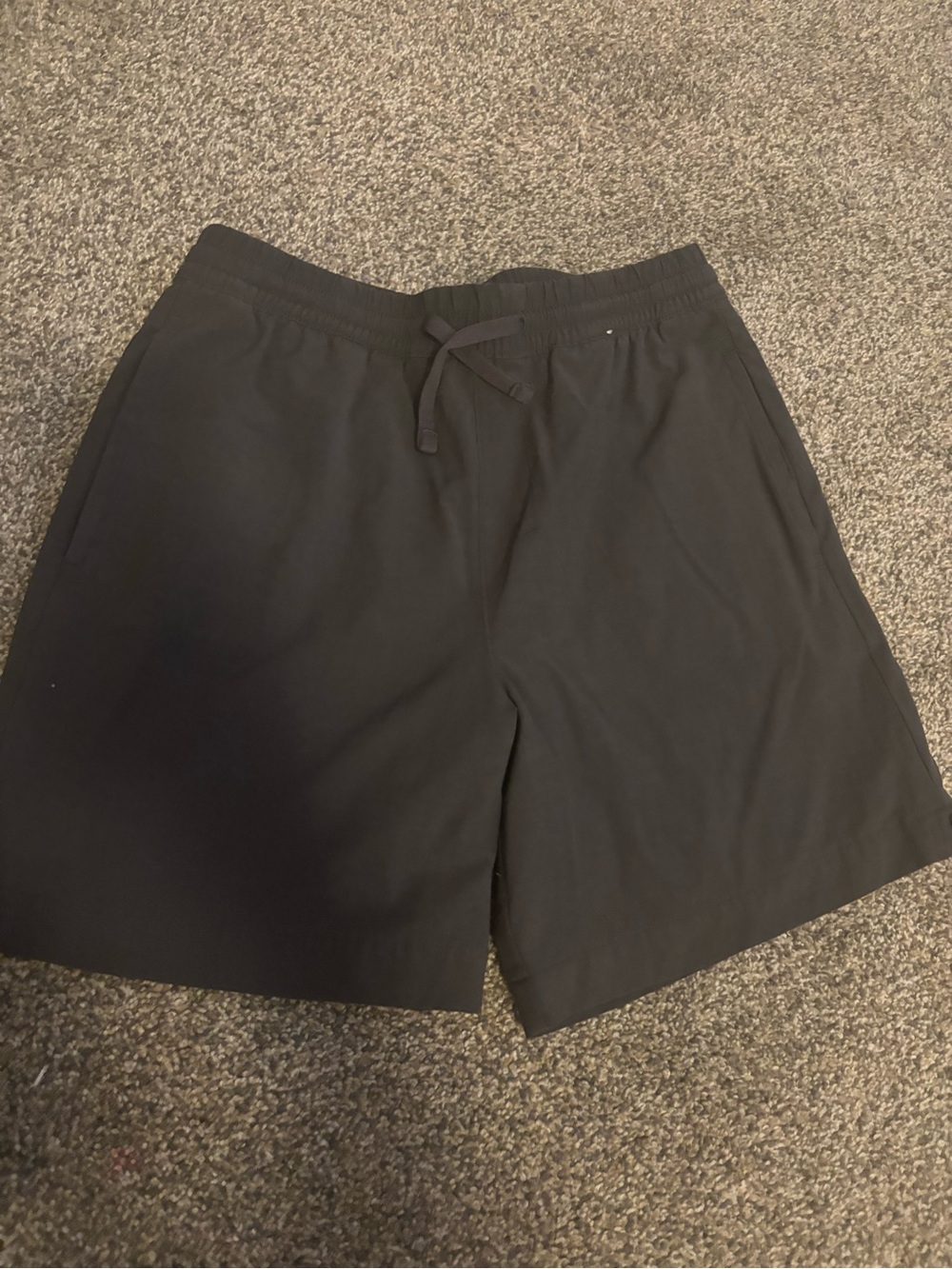 abercrombie kids Black Drawstring Knit Shorts NWOT - Picture 1 of 2